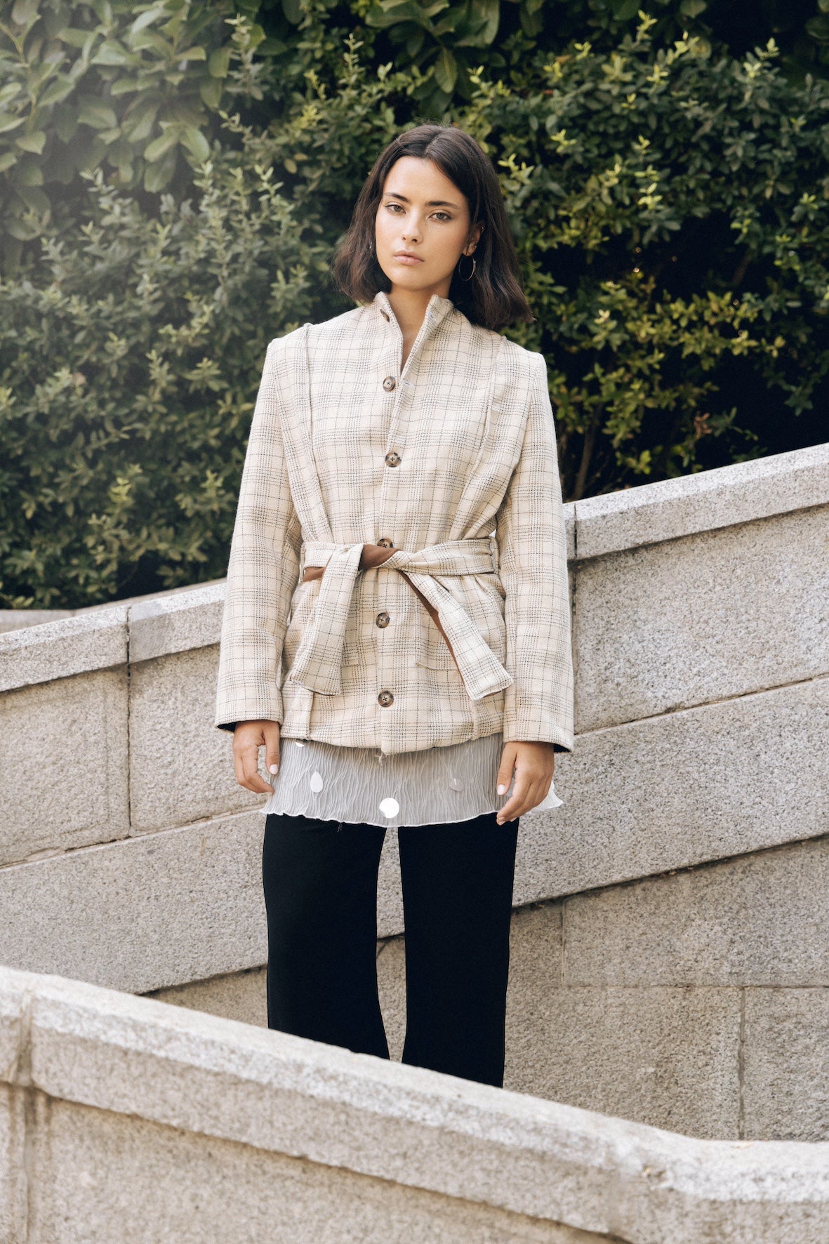 Wrap Jacket Beige – NATA STUDIO