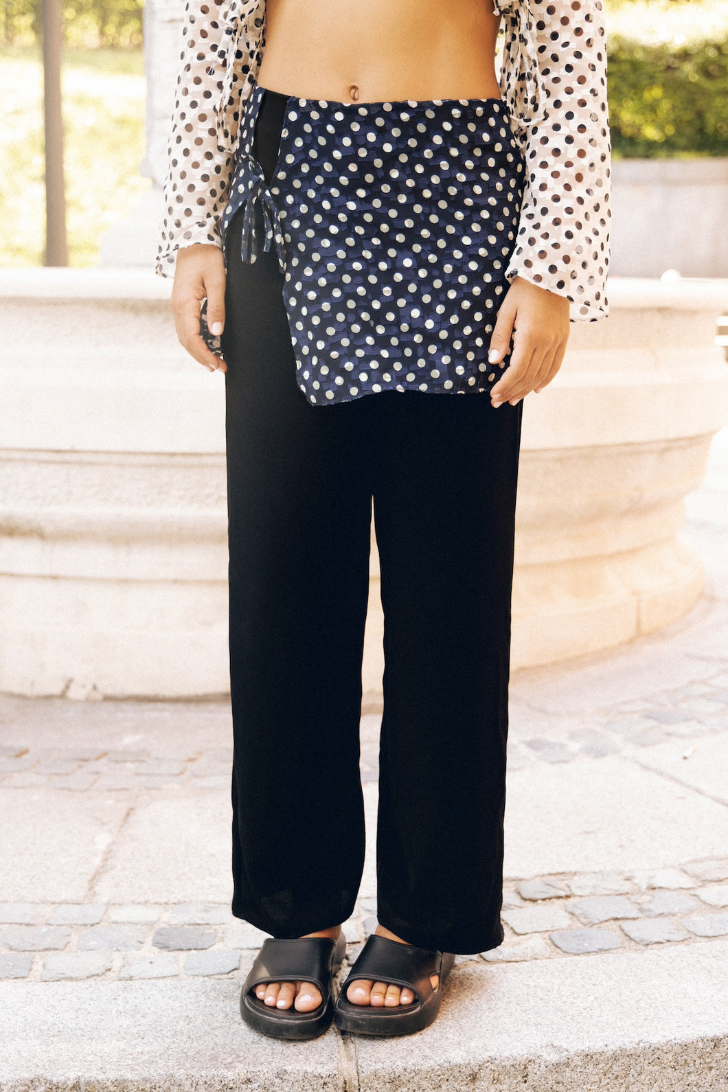 Skirt Polkadot Pants