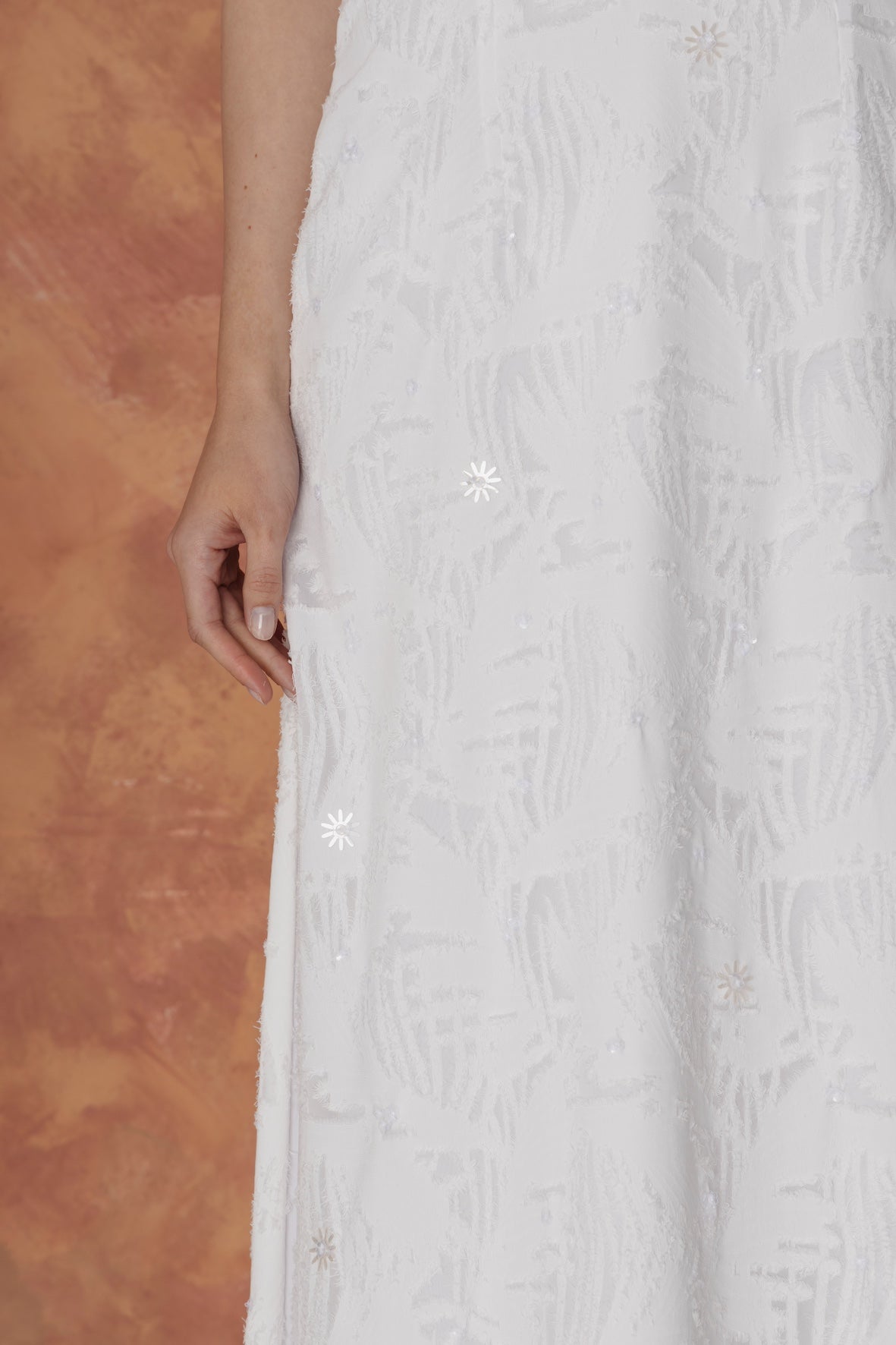 Floral Dress White Large Floral Dress White Large
