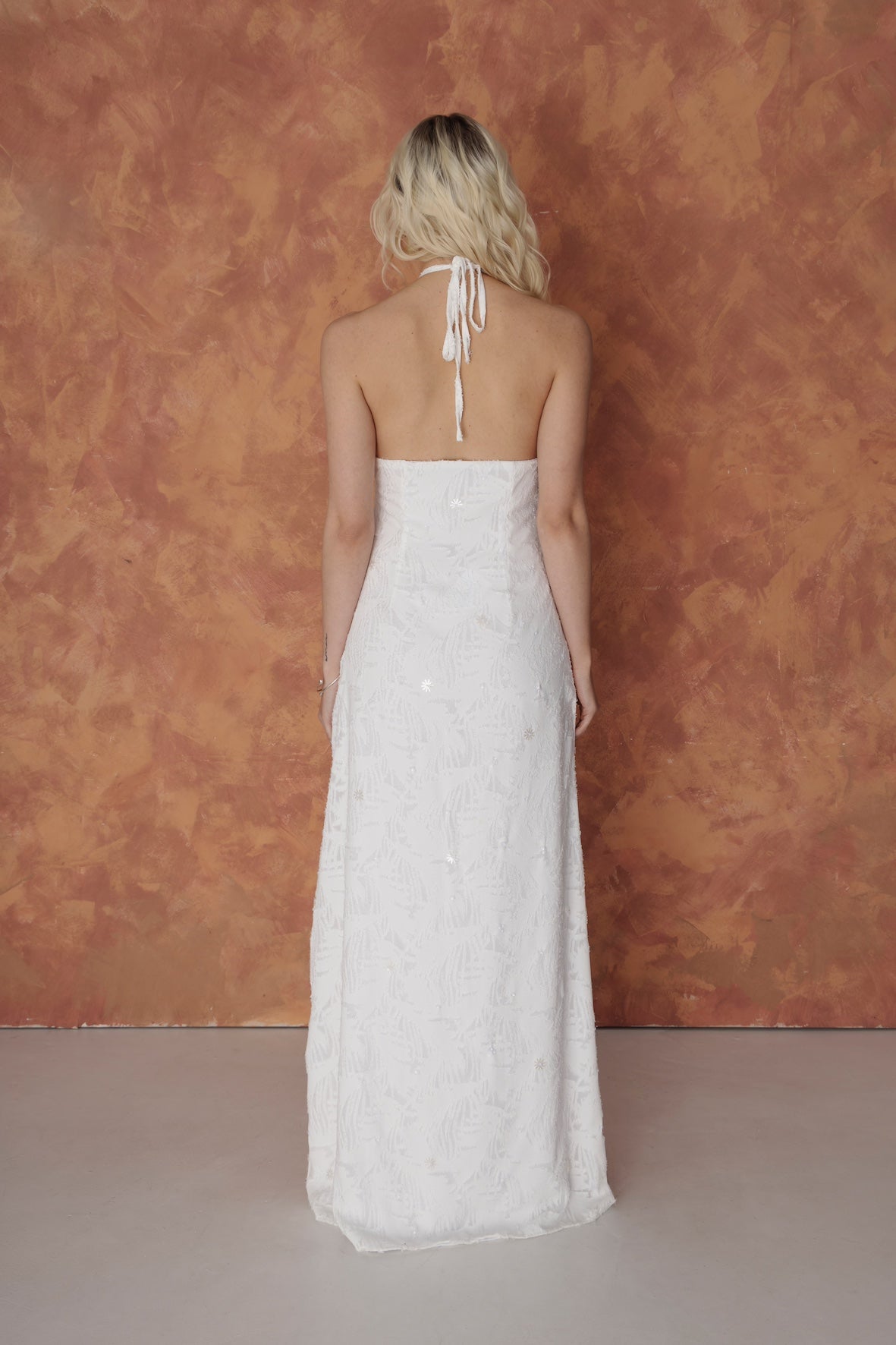 Floral Dress White Large Floral Dress White Large