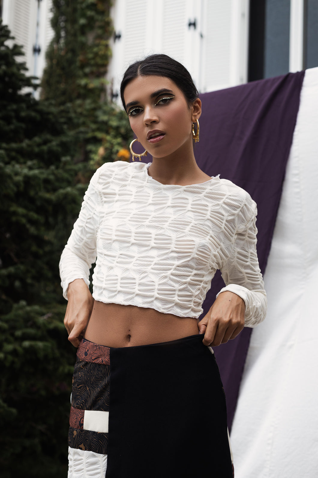 Futuristic Top White